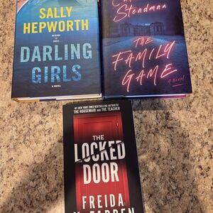 Bundle Of 3 Thriller Novels. 2 are Hardback BOM.